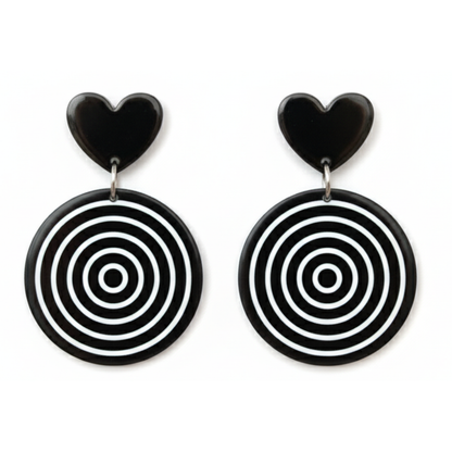 💖Aros Corazón & Espiral ¡Recibe GRATIS su Estuche de Regalo!🌀👀