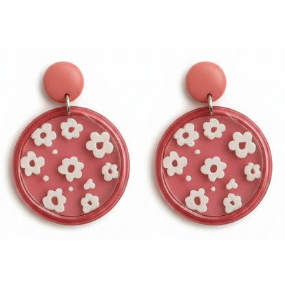 🌸Aros Flower Power ¡Recibe GRATIS su Estuche de Regalo!💖