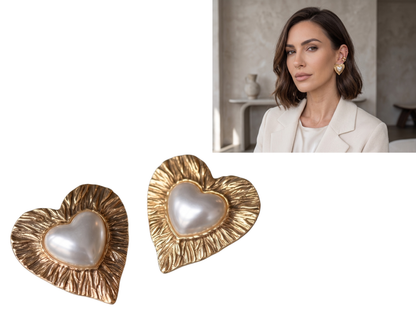 ❤️Aros Corazón Tendencia Chic