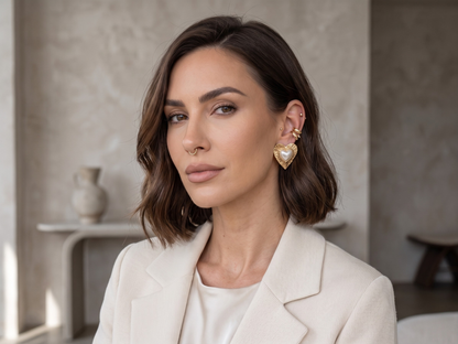 ❤️Aros Corazón Tendencia Chic