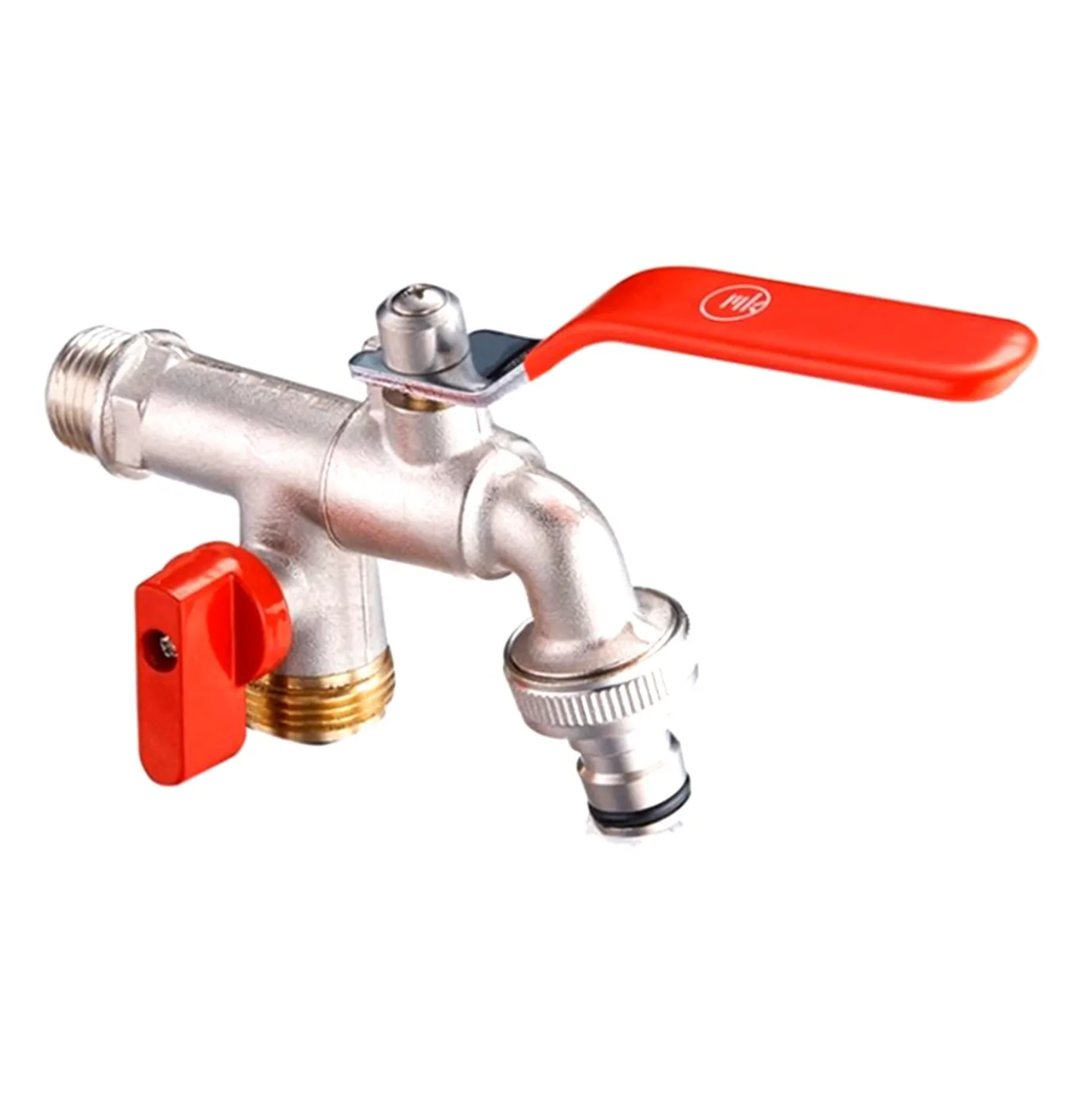Kit Riego Llave doble 1/2" + Programador Flowmak