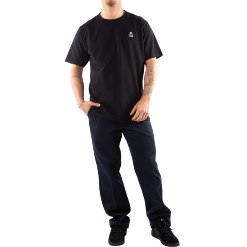 Polera Hombre T-Shirt Hang Loose Black Shaka Essencial