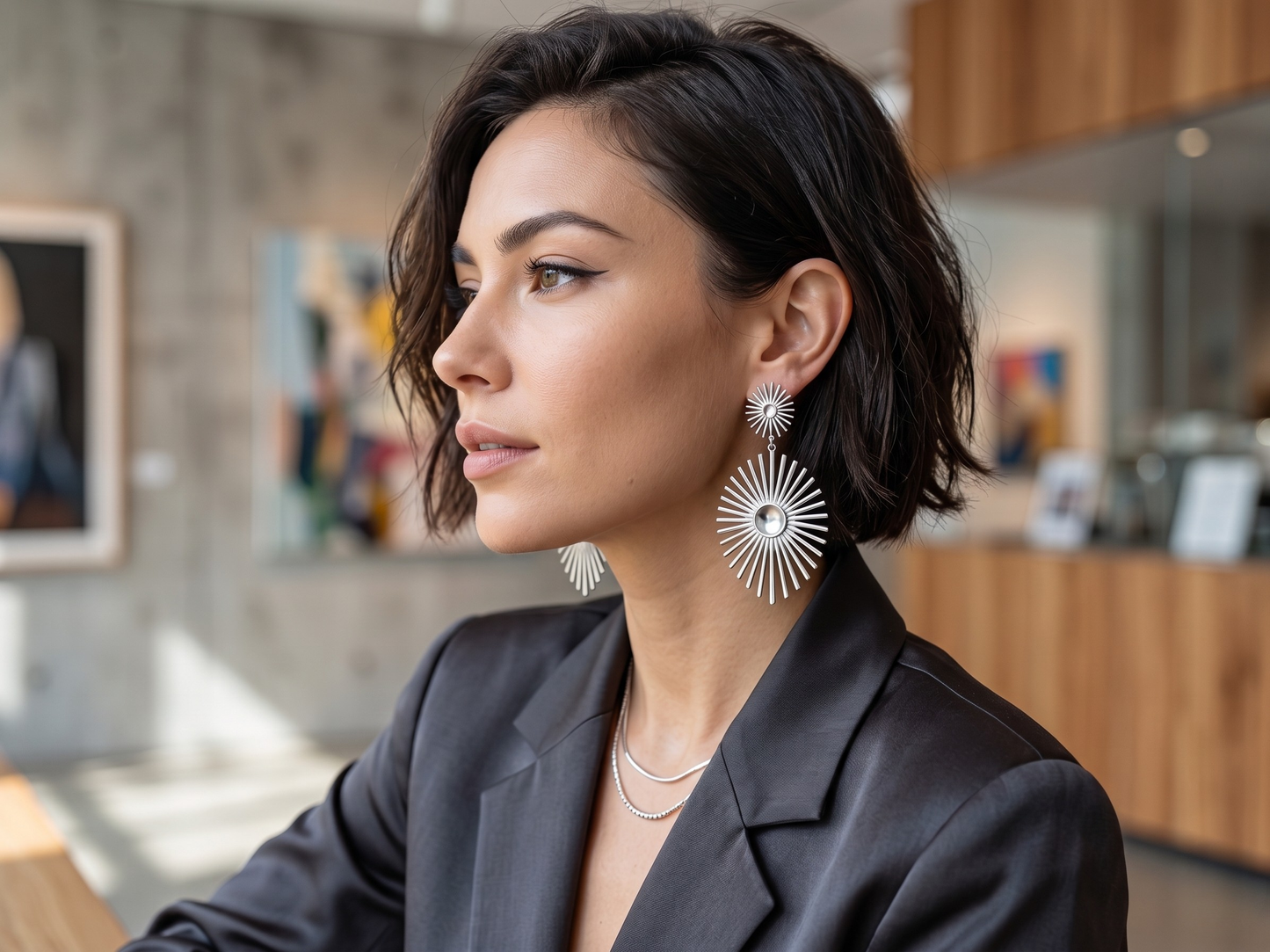 💓Aros Moderno y Chic