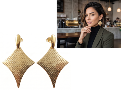 Aros Dorado !Incluye estuche de regalo! 💓