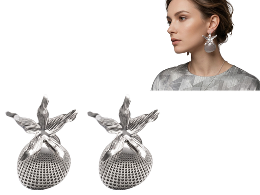 Aros Plateado !Incluye estuche de regalo! 💓