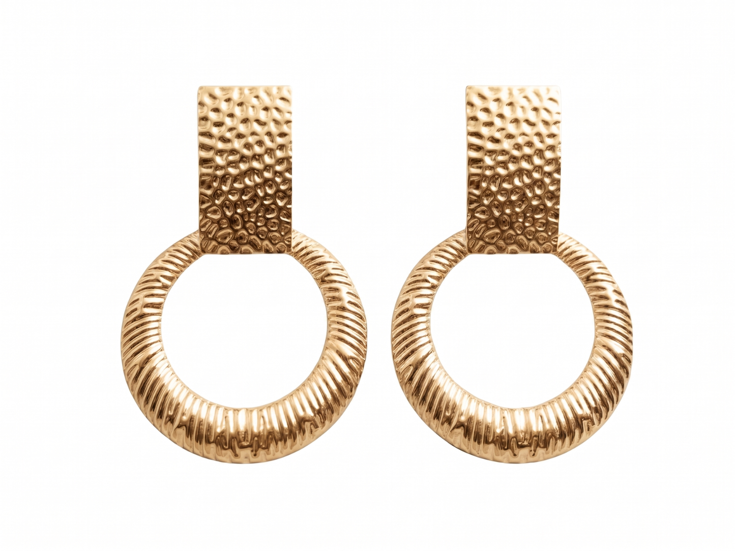 Aros Dorado !Incluye estuche de regalo! 💓