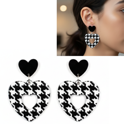 💘Aros Corazón que Robarán Miradas ¡Recibe GRATIS su Estuche de Regalo!😍