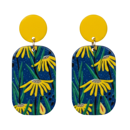 ✨Aros Campo de Estrellas ¡Recibe GRATIS su Estuche de Regalo!💙💛