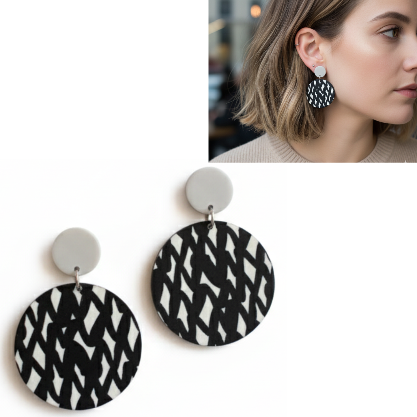 ✨Aros Gráficos ¡Recibe GRATIS su Estuche de Regalo!🖤