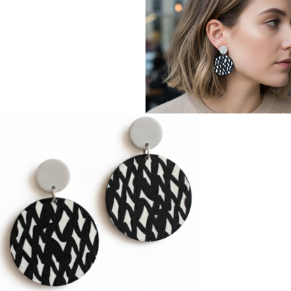 ✨Aros Gráficos ¡Recibe GRATIS su Estuche de Regalo!🖤