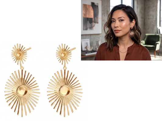 Aros Dorado !Incluye estuche de regalo!✨
