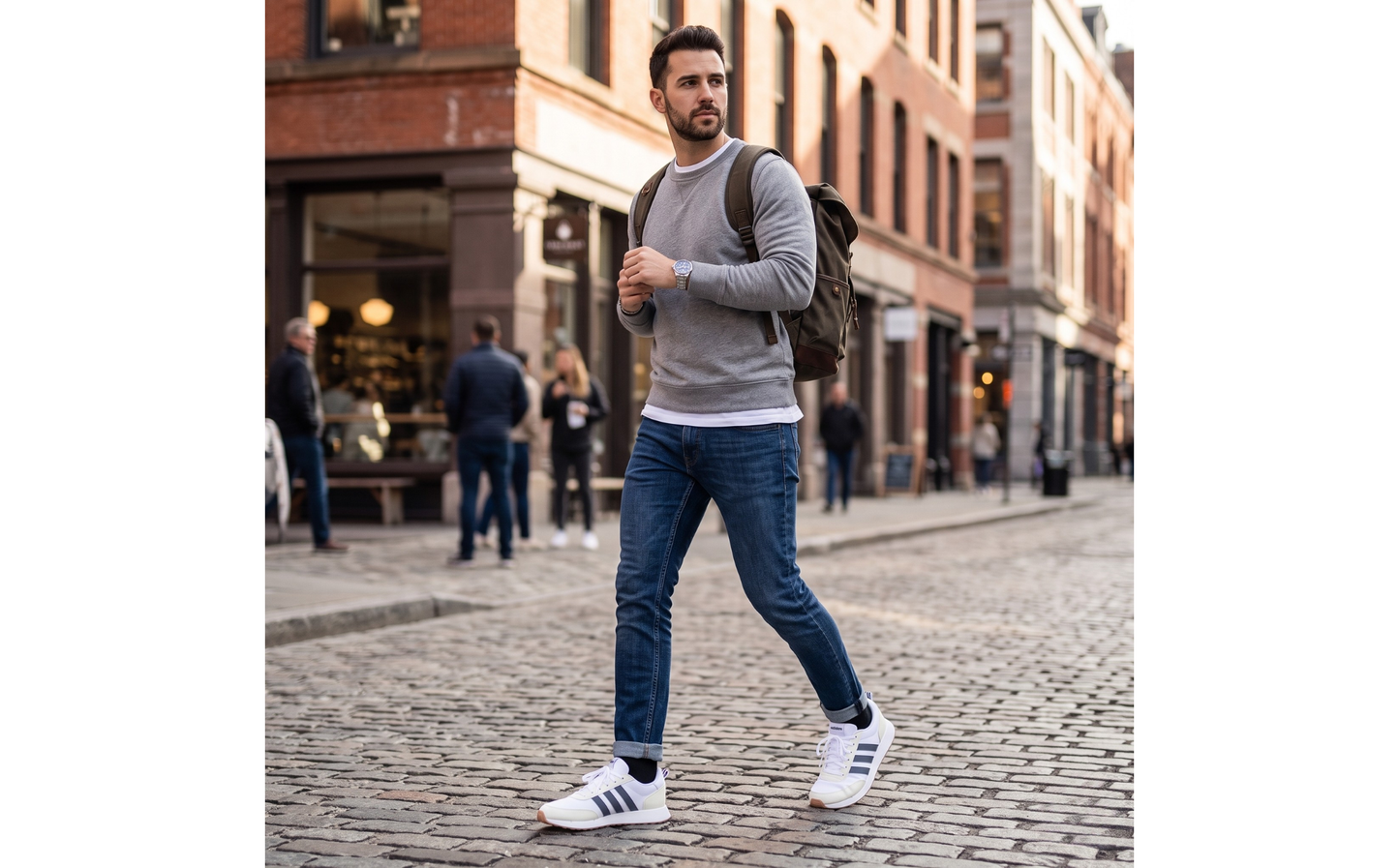 ZAPATILLAS HOMBRE ADIDAS URBANO BLANCO RUN 50S
