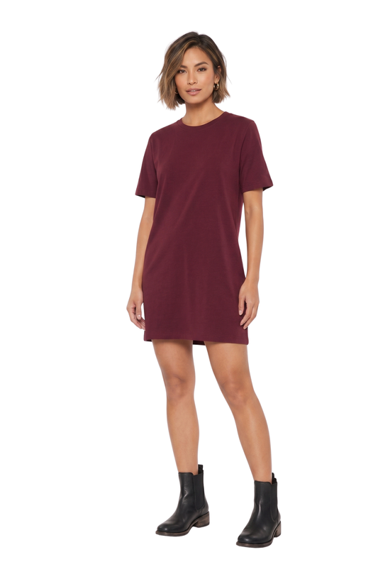 Vestido Aspen Burdeo
