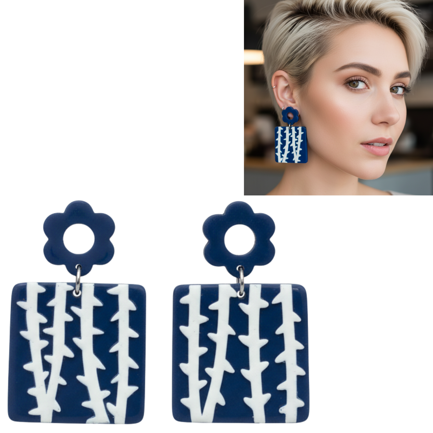 ✨Aros Blue Vibe ¡Recibe GRATIS su Estuche de Regalo!💙