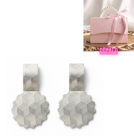 💖Aros Geométricos Modernos ¡Recibe GRATIS su Estuche de Regalo!💖