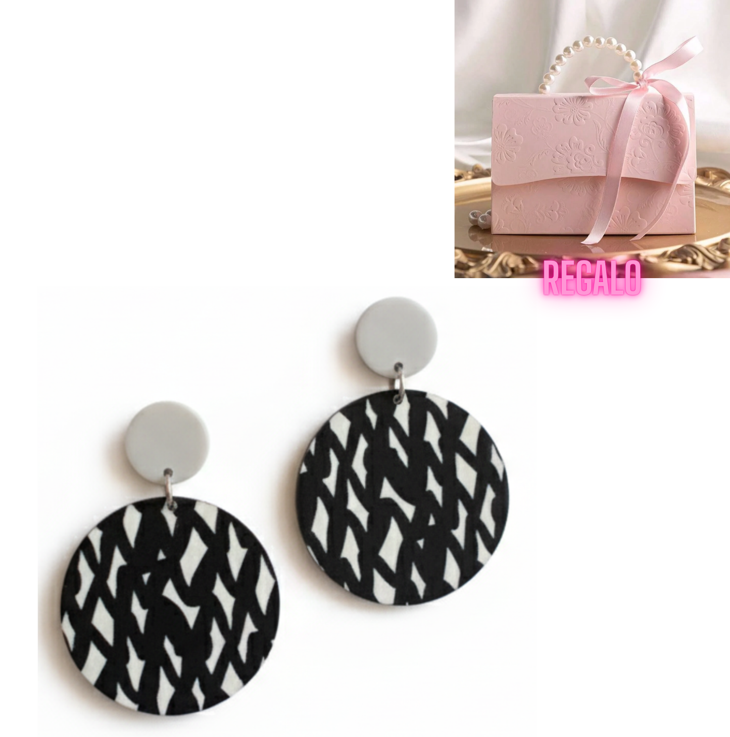 ✨Aros Gráficos ¡Recibe GRATIS su Estuche de Regalo!🖤