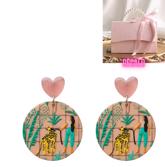 💚Aros Paseo Salvaje ¡Recibe GRATIS su Estuche de Regalo!🐆🌿