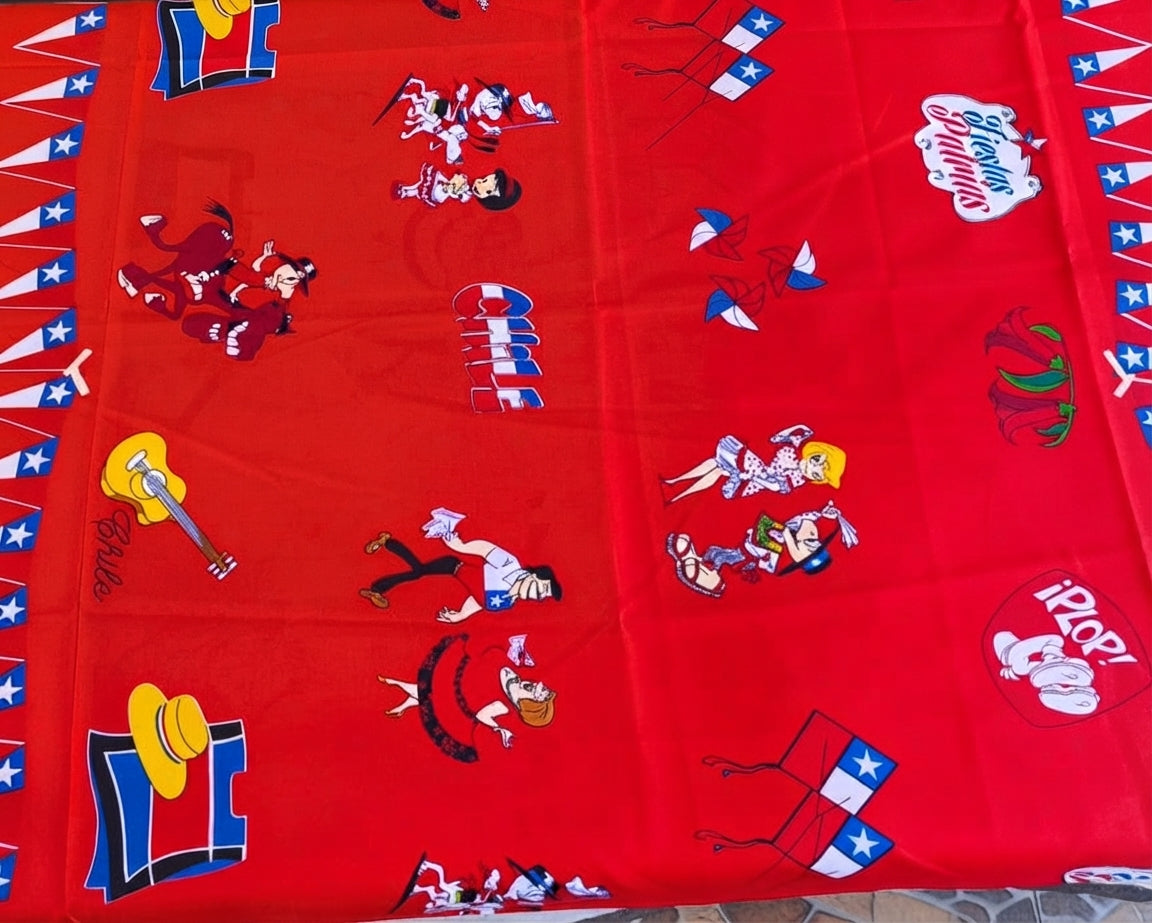 💙 Mantel Diseño Condorito - Género 150x200cms