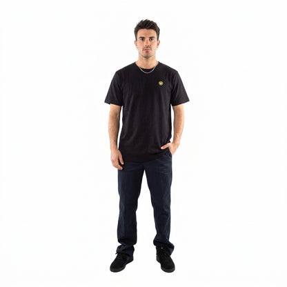 Polera Hombre T-Shirt Hang Loose Black Logo Essencial