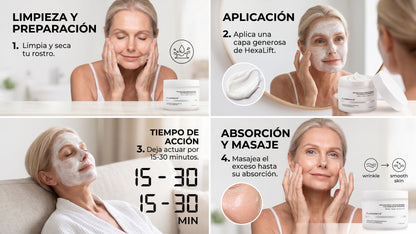 Mascarilla Facial Antiedad y Reafirmante HexaLift