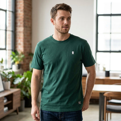 Polera Hombre Grizzly Griptape Embroidered OG Bear Verde