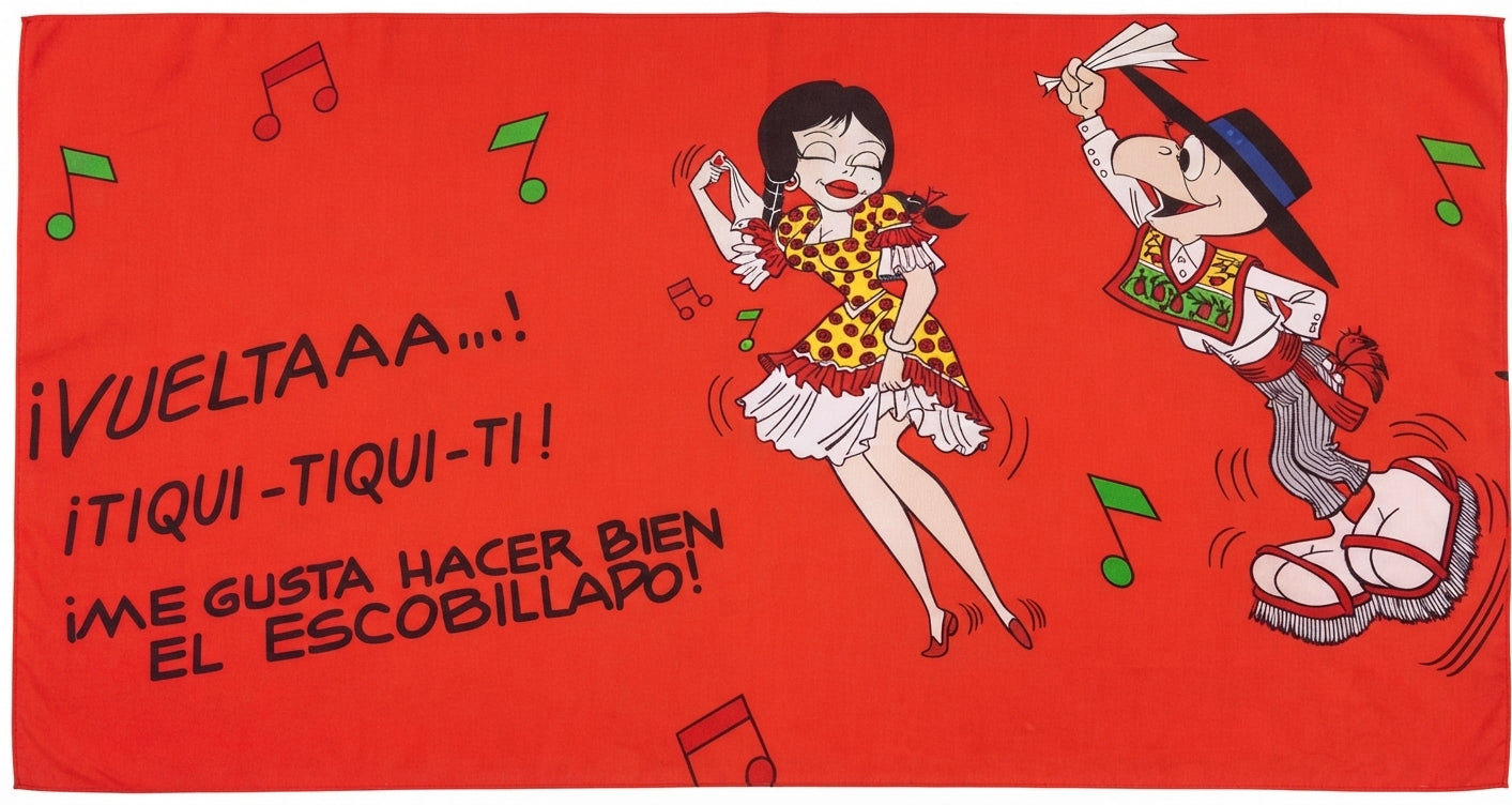 💖 Mantel Fiestas Patrias Condorito - Género 150x200cms