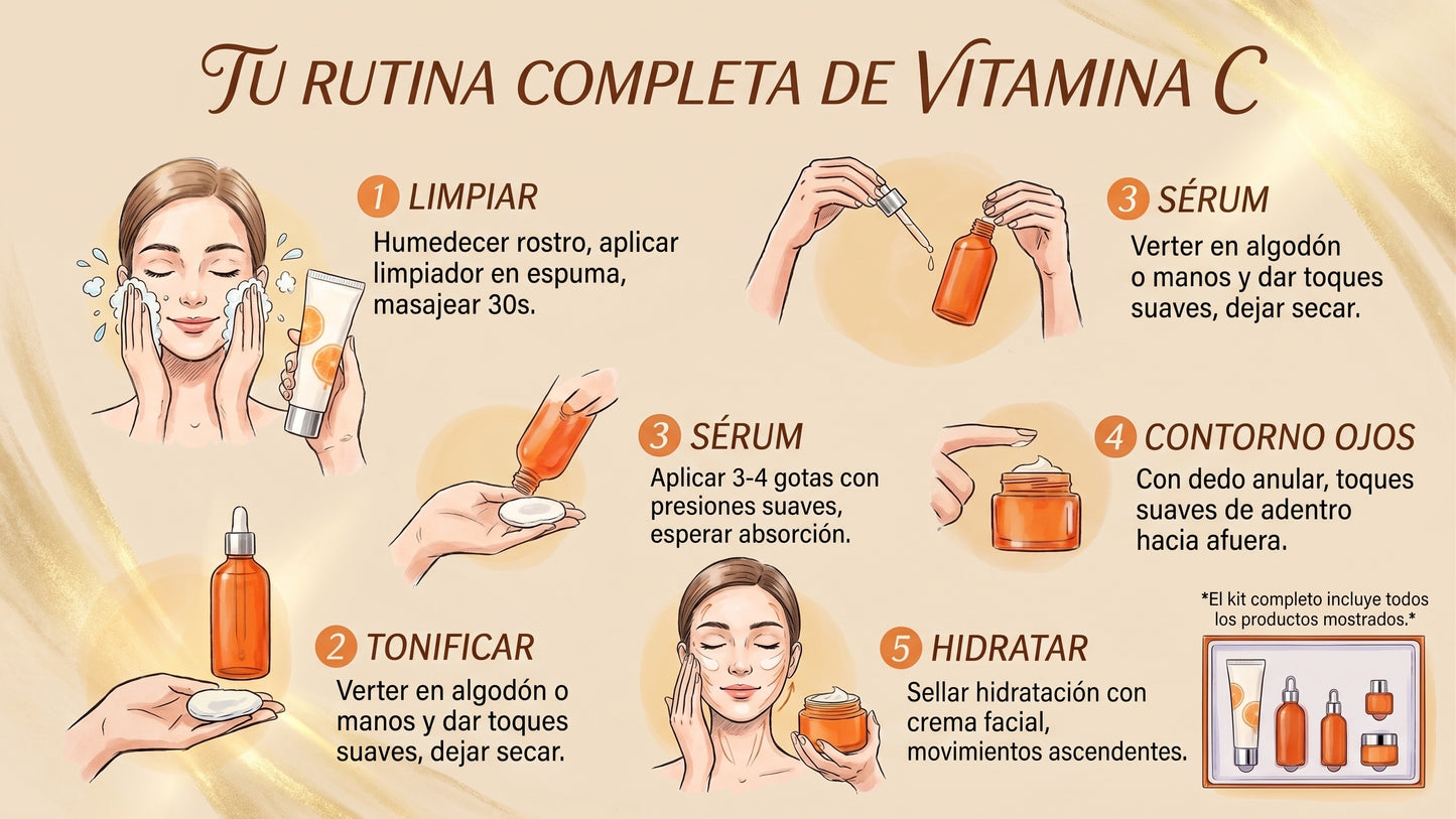 Kit Cuidado Facial con Vitamina C