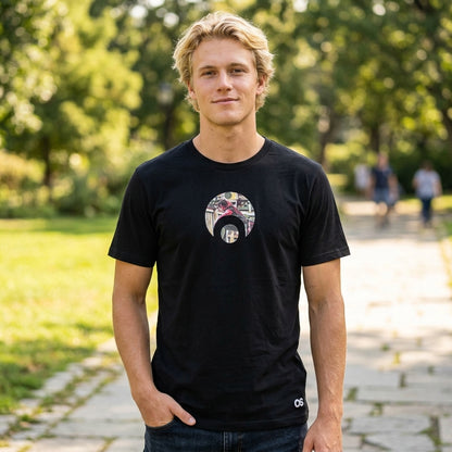 Polera Hombre Osiris Peacock Negro