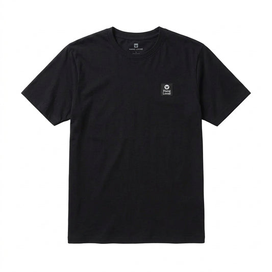 Polera Hombre T-Shirt Hang Loose Black Shaka Essencial