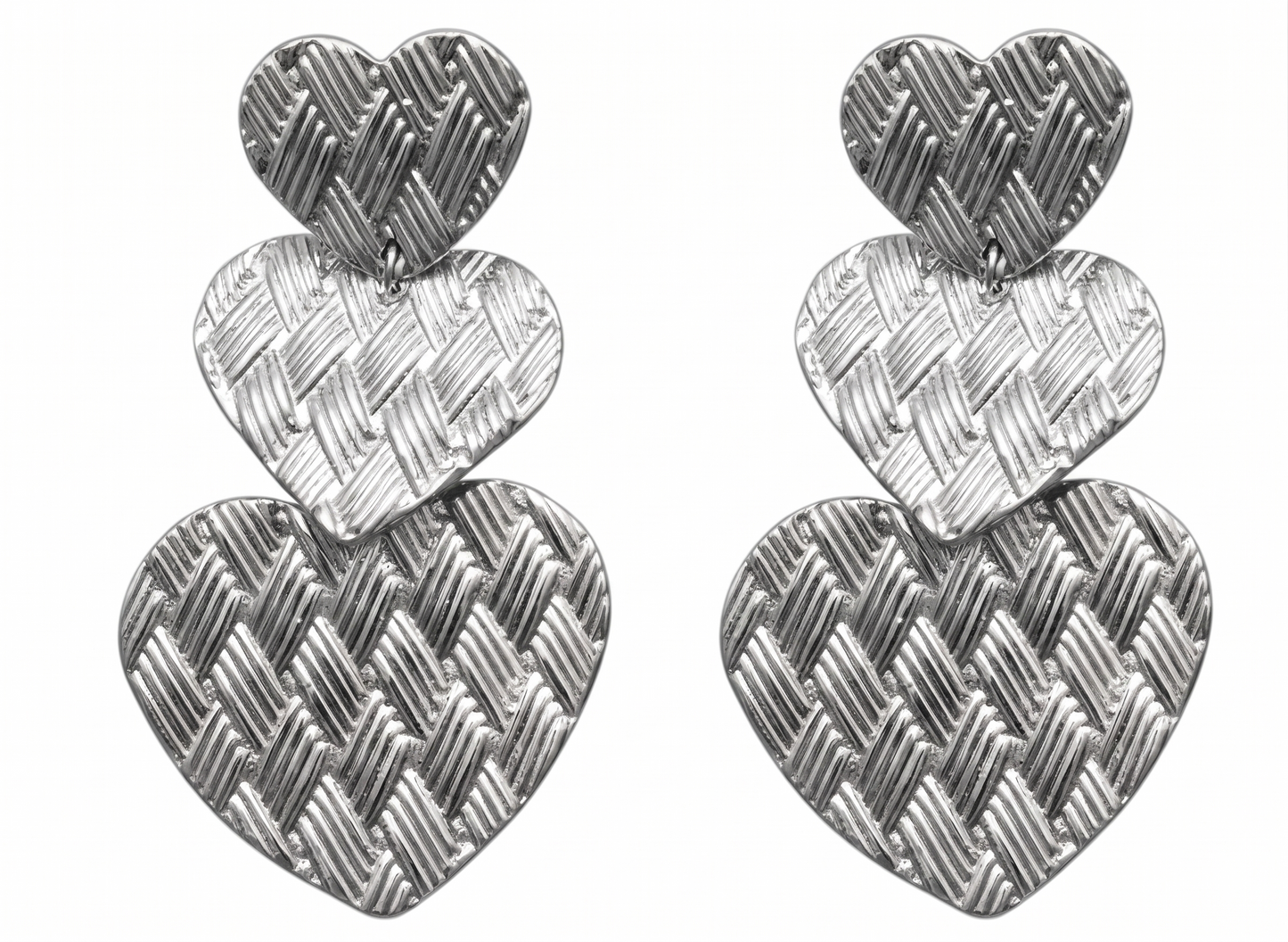 ❤️Aros Triple Corazón❤️