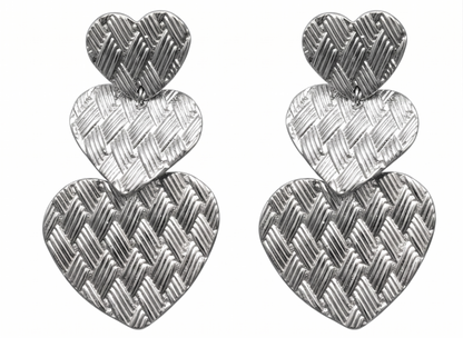 ❤️Aros Triple Corazón❤️