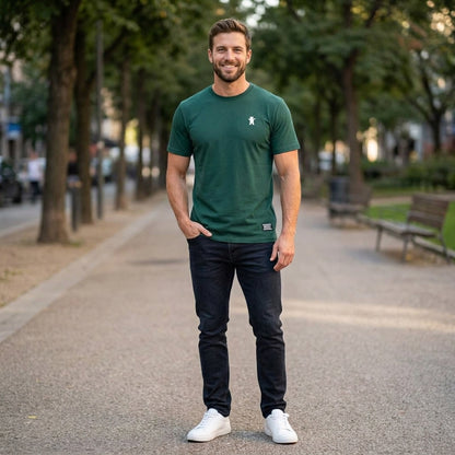 Polera Hombre Grizzly Griptape Embroidered OG Bear Verde