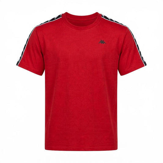 Polera Kappa Hombre Red Banda Black i26