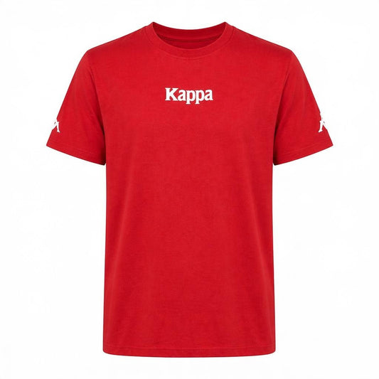 Polera Hombre Kappa Rojo Pure Logo Omini