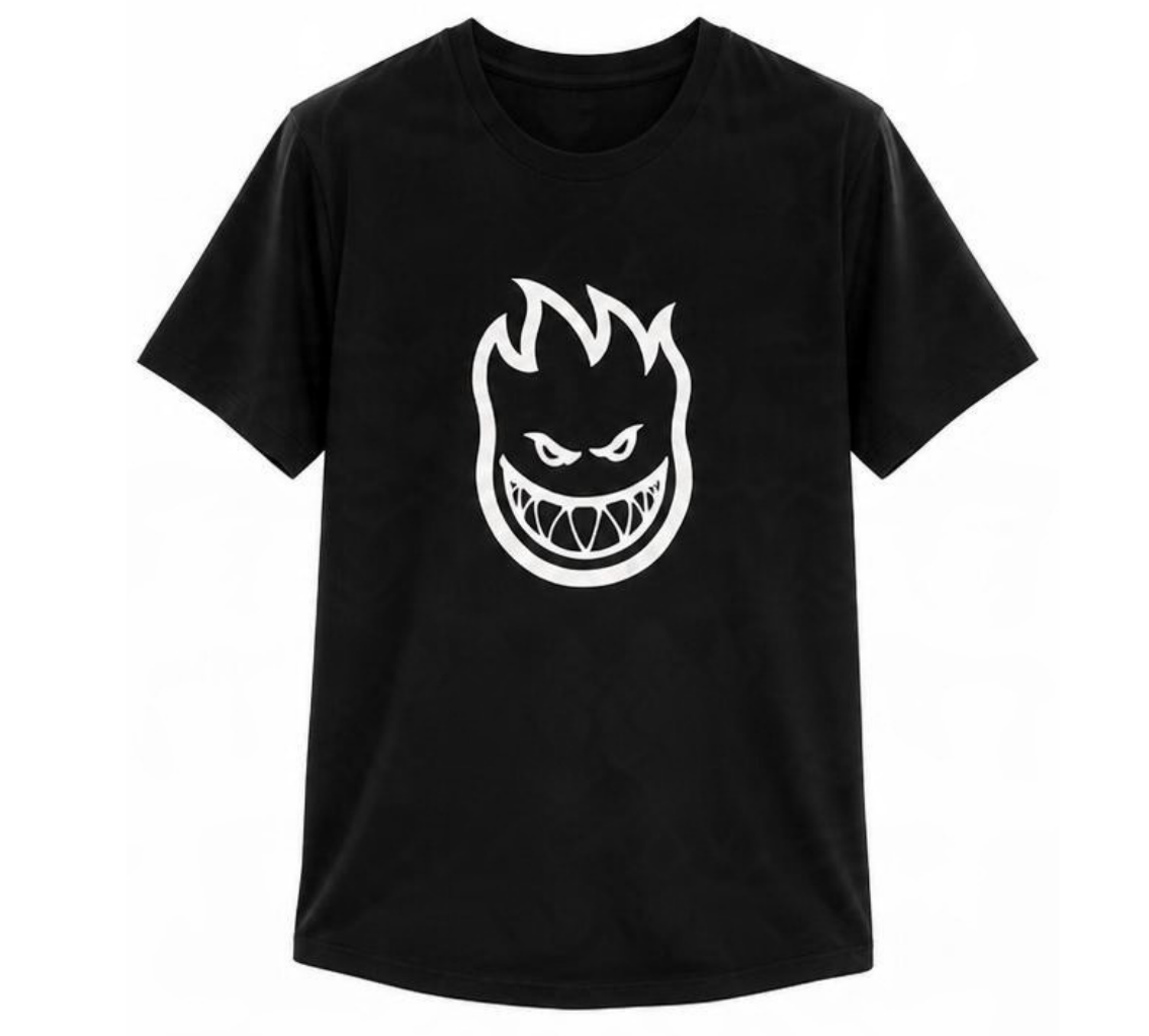 Polera Hombre Spitfire Bighead Negra