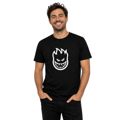 Polera Hombre Spitfire Bighead Negra